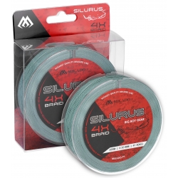 PLECIONKA - SILURUS 4 X BRAID - 0.35mm/33.40kg/600m - ZIELONA - op.1szp.